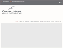 Tablet Screenshot of coastalmainegc.com